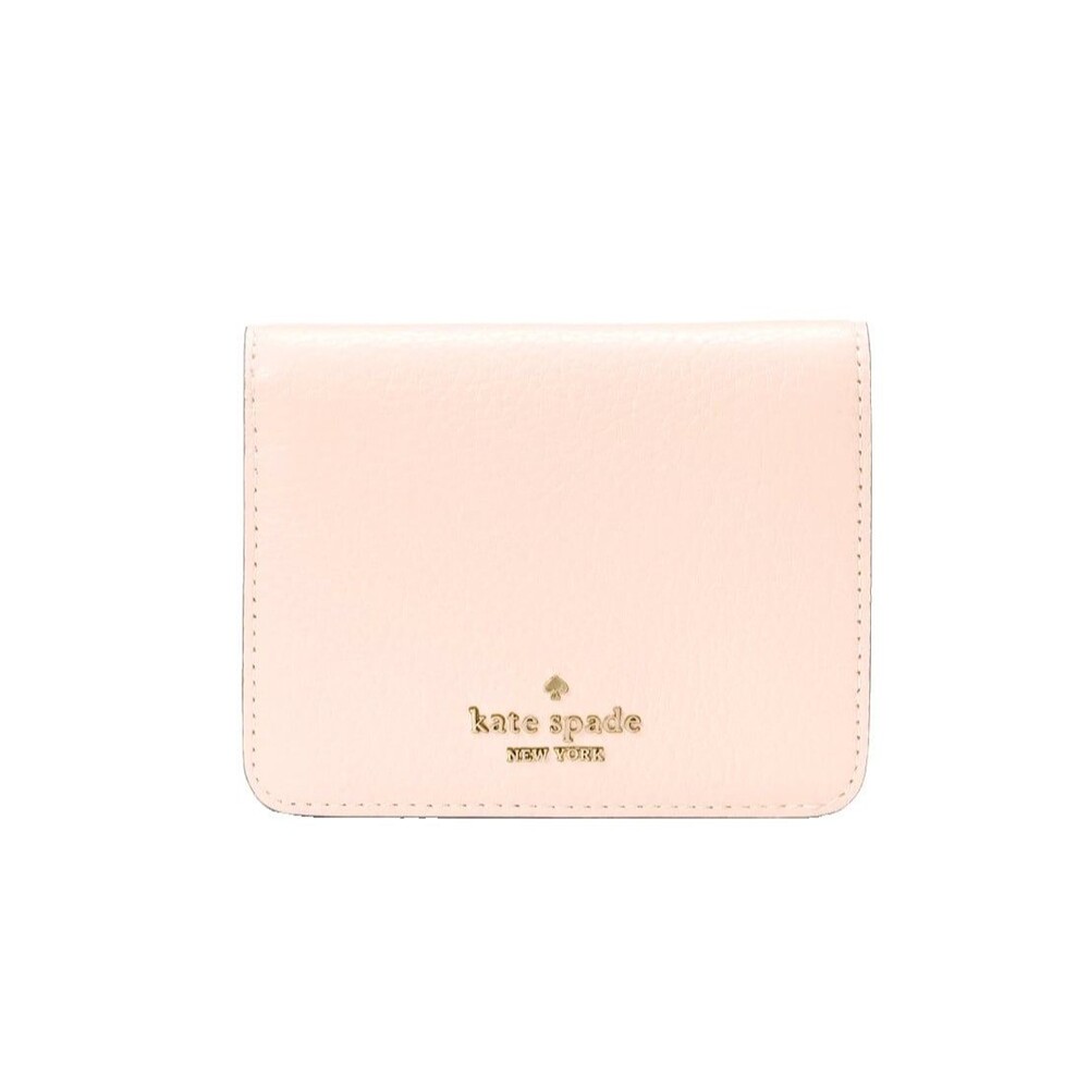 New Kate Spade Lena Small Bifold Wallet Blush Cloud